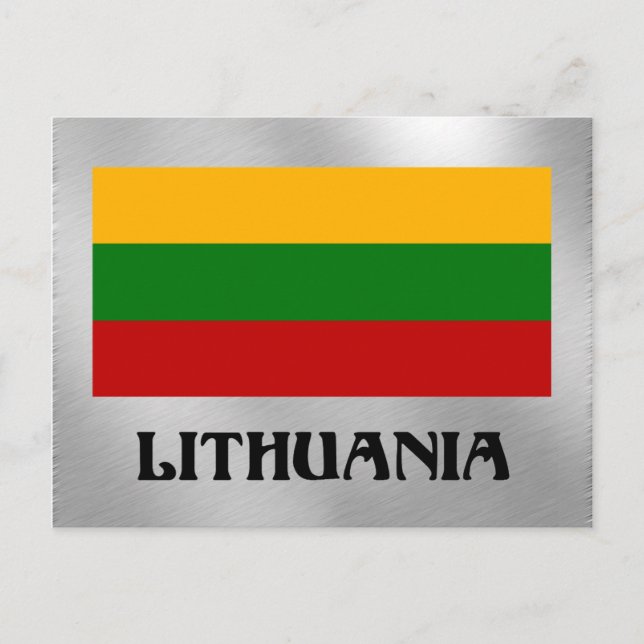 Lithuanian Flag Postcard (Front)