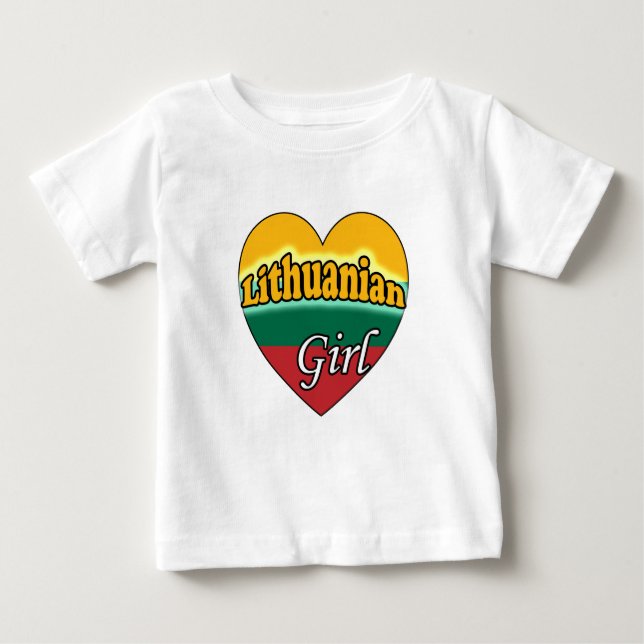 Lithuanian Girl Baby T-Shirt (Front)