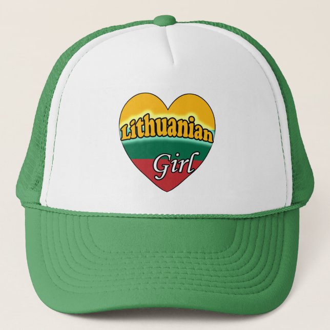 Lithuanian Girl Trucker Hat (Front)