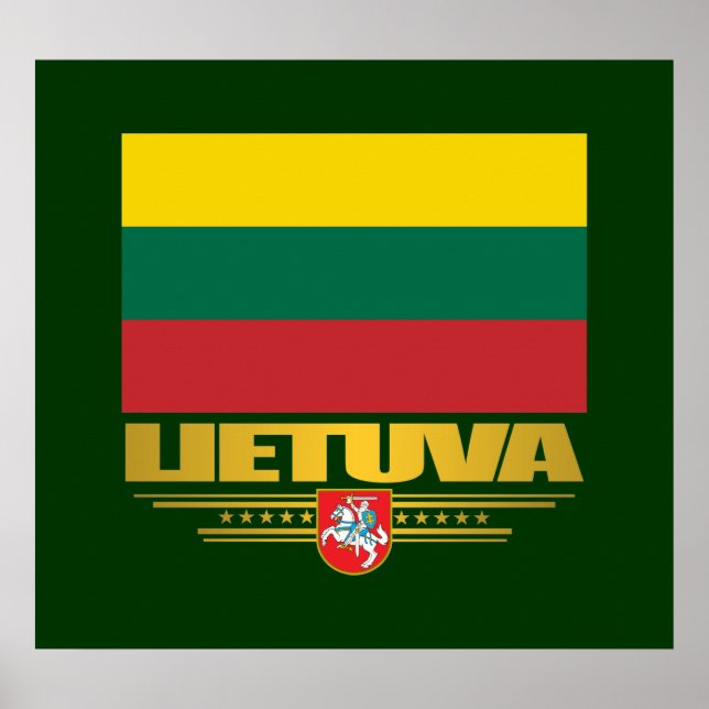 Lithuanian Pride Poster (Front)