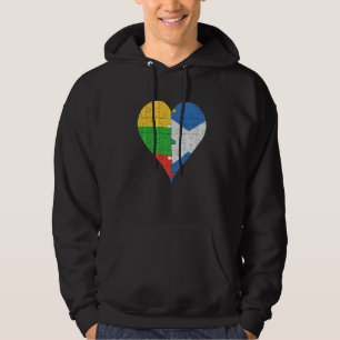 Lithuanian Scottish Flag Heart Hoodie
