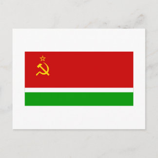 Lithuanian SSR Flag Postcard