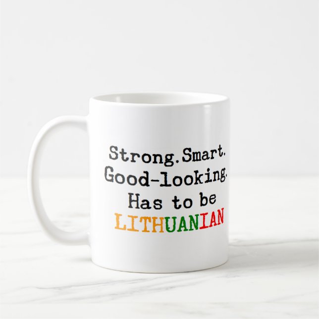 lithuanian strong coffee mug (Left)