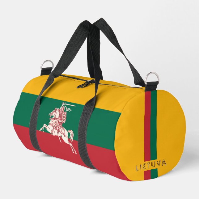 Lithuanian Vytis Duffle Bag (Left Corner)