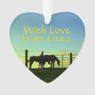 Lititz Ornament! Farm Life! Personalise on Back! Ornament
