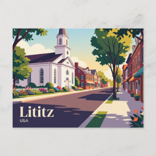 Lititz Pennsylvania Postcard