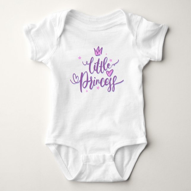 Litle princess baby bodysuit (Front)