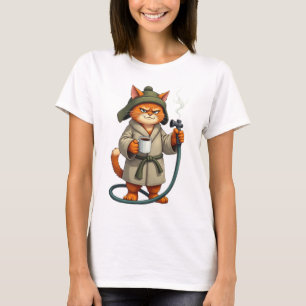 Litter’s Full Cat Parody Funny Cat Humour Gift T-Shirt