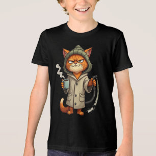 Litter’s Full Cat Parody Funny Cat Humour Gift Tri-Blend Shirt