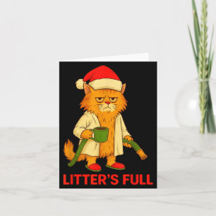 Litter’s Full Cat Parody Tee  Card