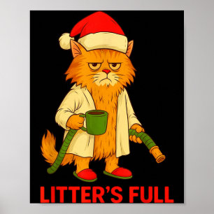 Litter’s Full Cat Parody Tee  Poster