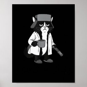 Litter’s Full Funny Cat Christmas Humor Quote _1  Poster