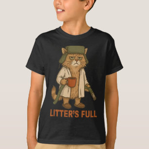 Litter’s Full Funny Cat Lovers Christmas Xmas _1 T-Shirt