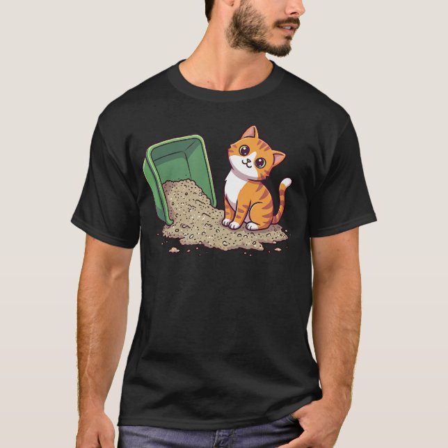 Litter Tray T-Shirt (Front)