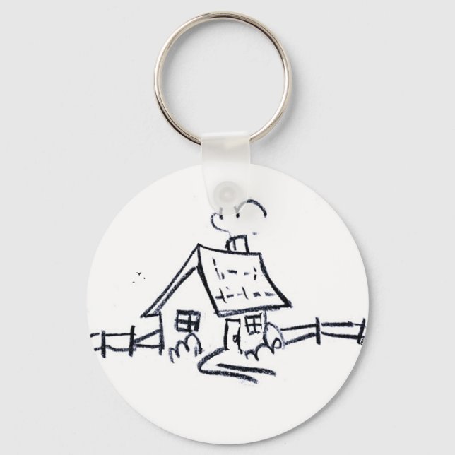 LitteredThe hOrSe Key Ring (Front)