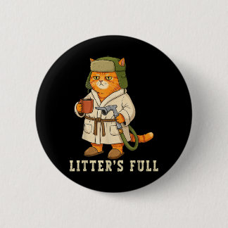 Litters Full Funny Cat Christmas Gpy For Cat 6 Cm Round Badge