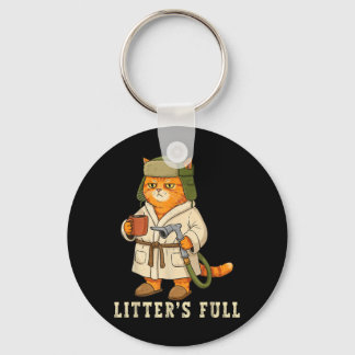 Litters Full Funny Cat Christmas Gpy For Cat Key Ring