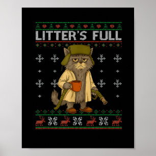 Litter's Full Funny Parody Outfit Sarcastic Christ Poster
