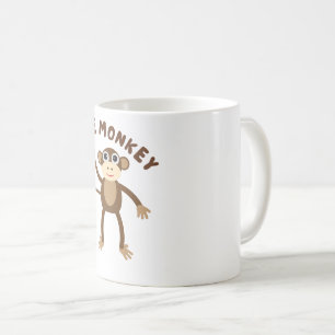 littile cute monkey coffee mug