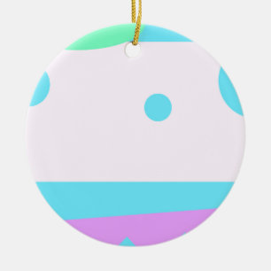 Little Abstract Monster - Ceramic Tree Decoration