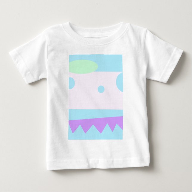 Little Abstract Monster - Kids Baby T-Shirt (Front)