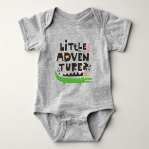 Little Adventurer Alligator Baby Bodysuit