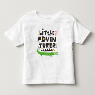 Little Adventurer Alligator Toddler T-Shirt