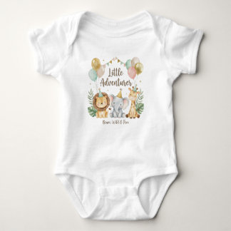 Little Adventurer Baby Bodysuit – Brave, Wild & Fr