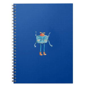 Little Alien Pi Illustration Notebook