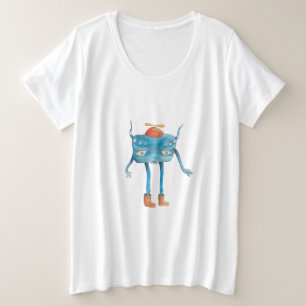 Little Alien Pi Plus Size T-Shirt