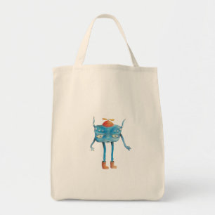 Little Alien Pi Tote Bag