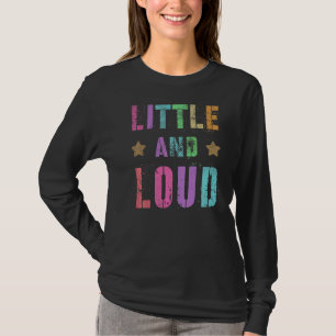 Little And Loud Cheerleading Team School Cheer Fly T-Shirt