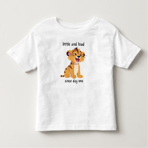 Little and Loud Since Day One Toddler T-Shirt