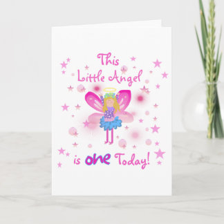 Little Angel 1st Birthday Tshirts and Gifts Card