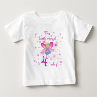 Little Angel 4th Birthday T-shirts and Gifts