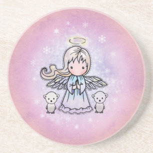 Little Angel and 2 polar Bears Coaster