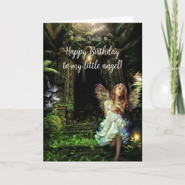 LITTLE ANGEL BIRTHDAY CARD (Front)