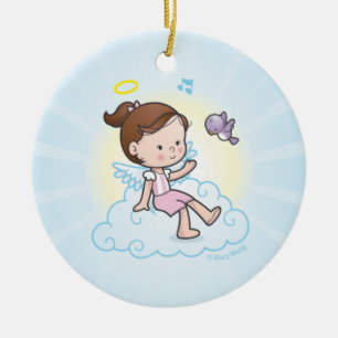 Little Angel Ceramic Tree Decoration