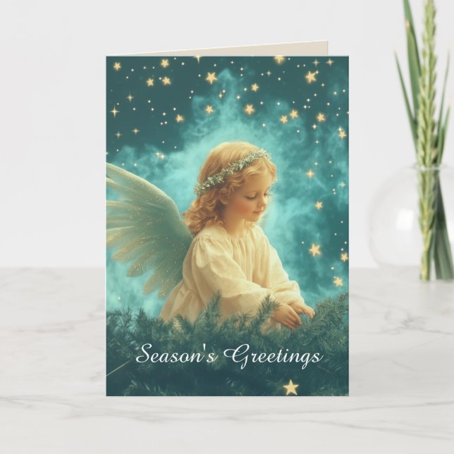 Little Angel Christmas  Card (Front)
