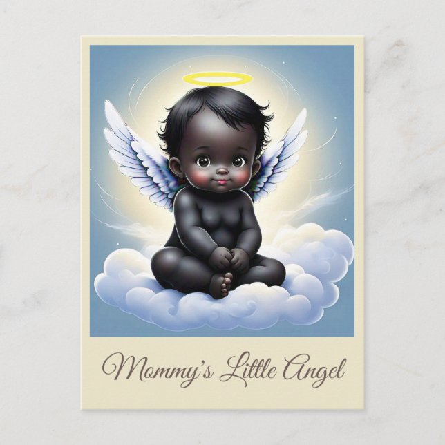 " LITTLE ANGEL FROM HEAVEN " POSTCARD (Front)