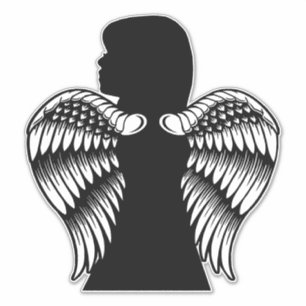 Little Angel girl Child Silhouette Fantasy art