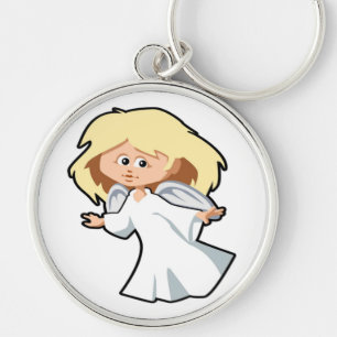 LITTLE ANGEL GIRL KEY RING