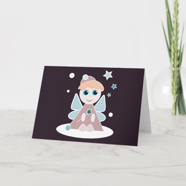 Little Angel Holiday Card (Front)