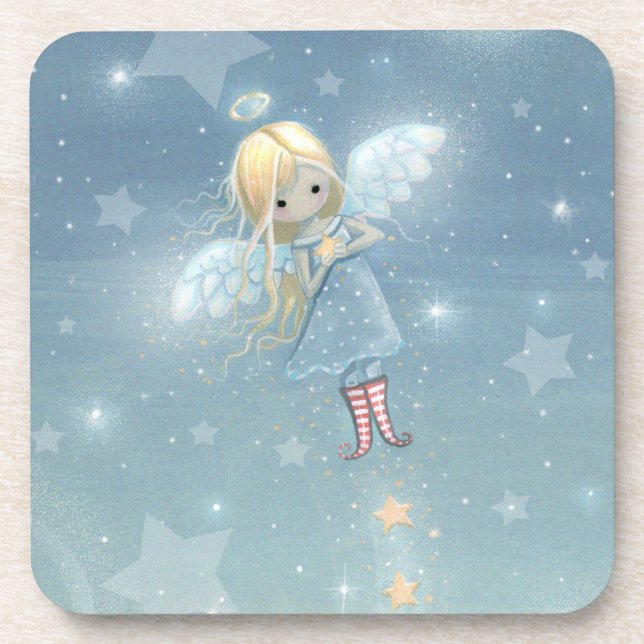 Little Angel Holiday Coasters (Front)