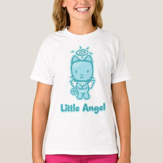 "Little Angel...Little Devil" Girl's Tee (Front)