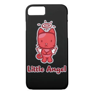 Little Angel...Little Devil Kitty Cat Cartoon Case-Mate iPhone Case