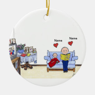 Little Angels - 1, with Male Ceramic Tree Decoration