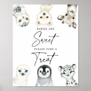 Little Arctic Baby Shower Babies Are Sweet Sign