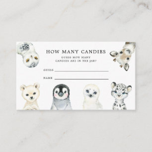 Little Arctic Guess How Many Candies Card