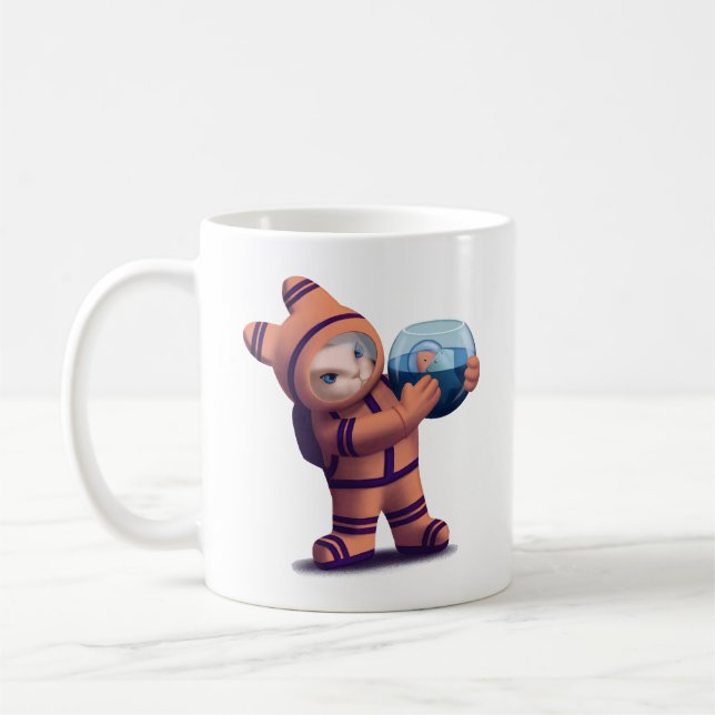 Little Astronaut Coffee Mug (Left)